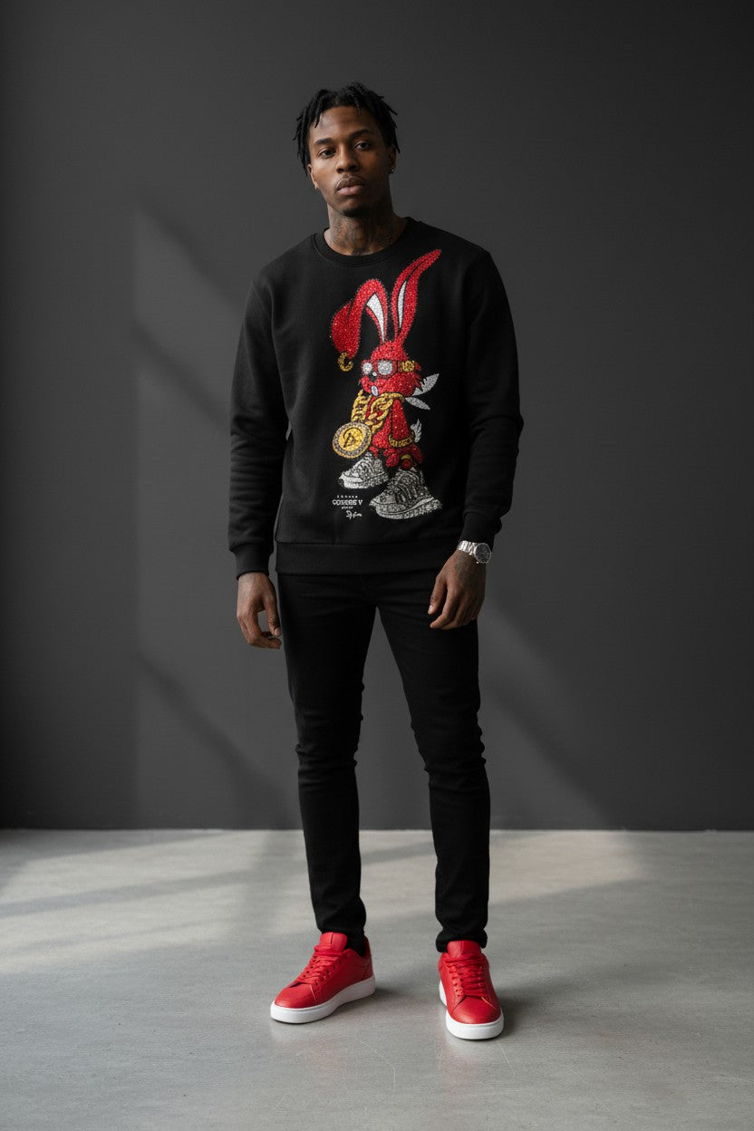 BLUE BANNY SWEATSHIRT