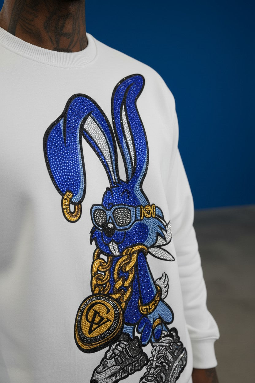 BLUE BANNY SWEATSHIRT