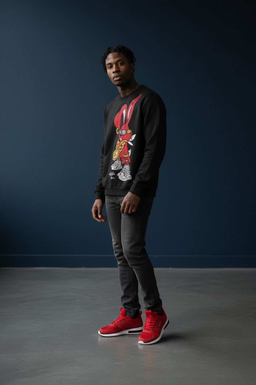 BLUE BANNY SWEATSHIRT