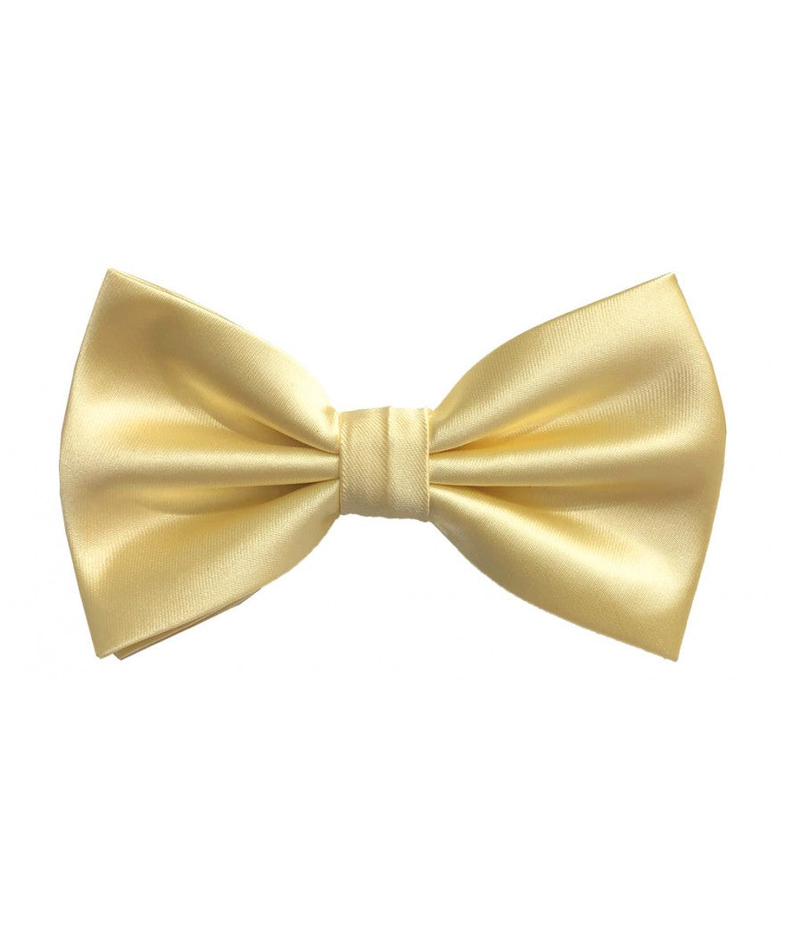 Solid Pre-Tied Bow Ties & Hankies