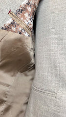 Men's Contemporary Linen-Blend Suit by Vercini