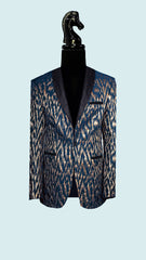 Midnight Spark Men's Tuxedo Blazer by Vercini