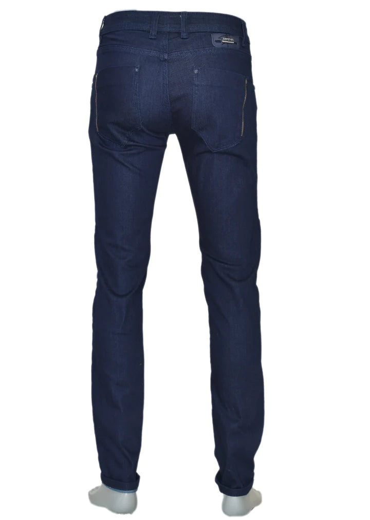 Jeans Gold Zipper Biker
