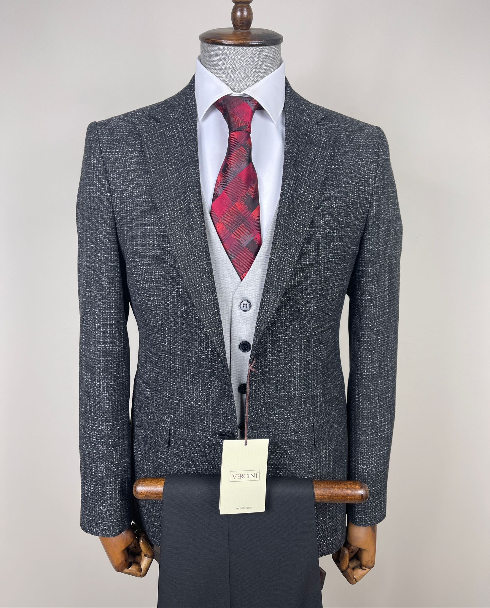 Three-Piece Tailored Suit | Premium Men's Suit | Vercini