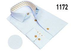 BABY BLUE WOVEN SHIRT