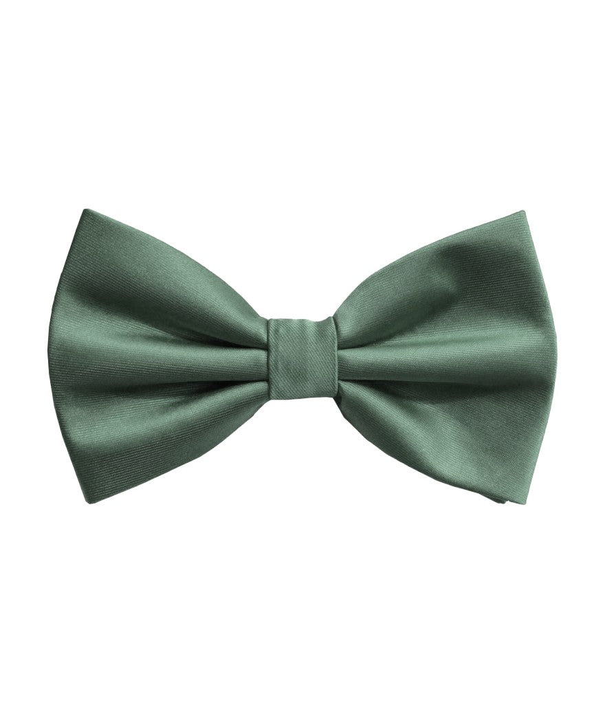 Solid Pre-Tied Bow Ties & Hankies