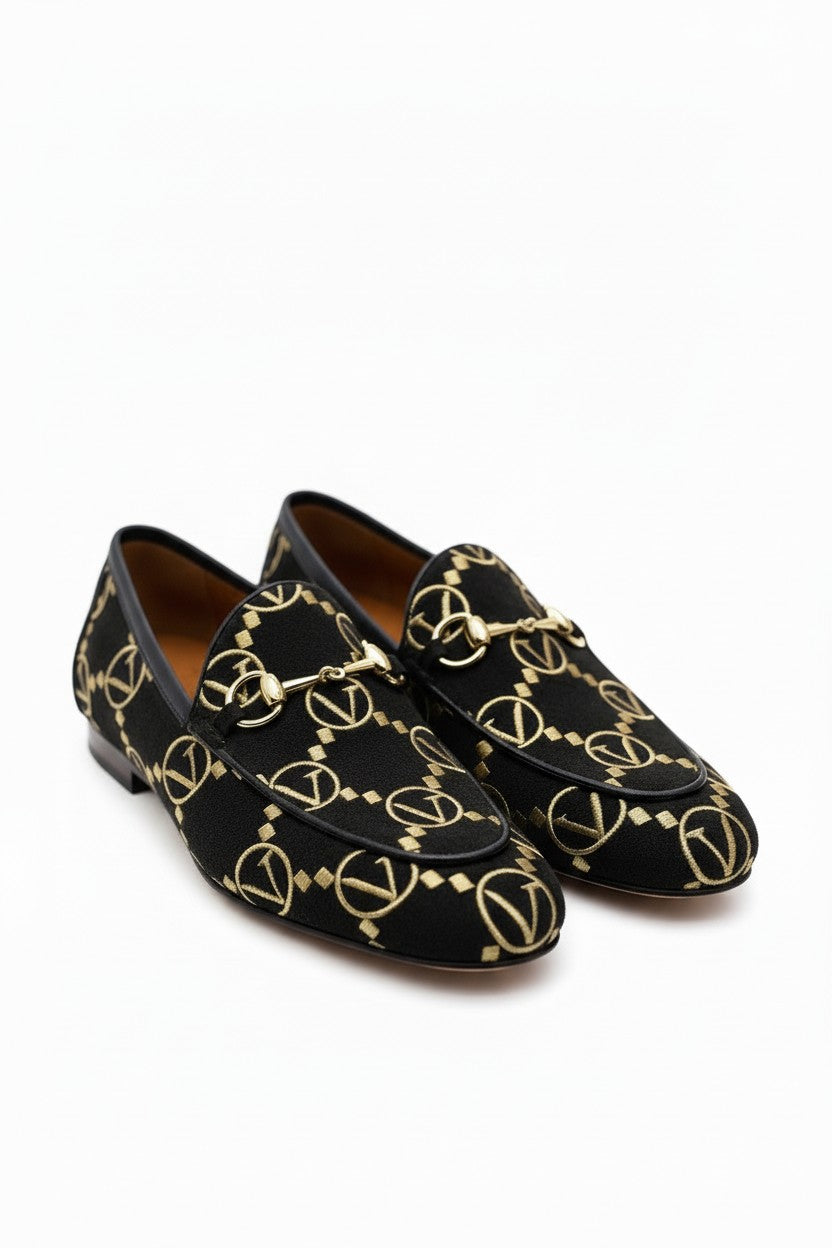 Vercini Monogram Horsebit Loafer
