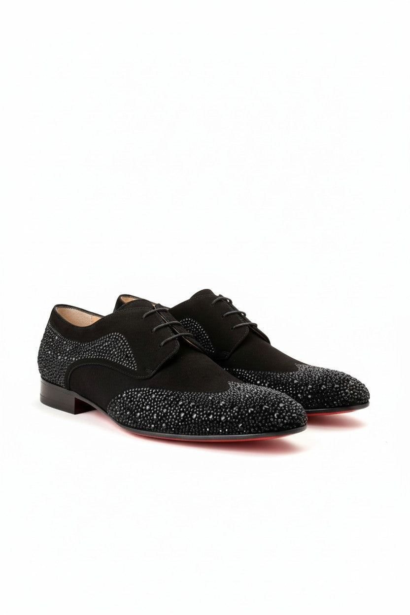 black glitter dress shoes mens Vercini Midnight Spark SHOES Vercini black dress shoes for men