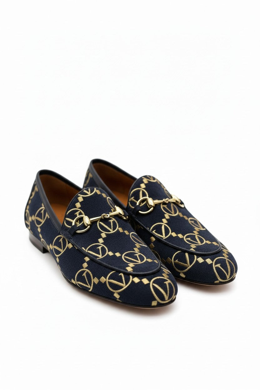 Vercini Monogram Horsebit Loafer