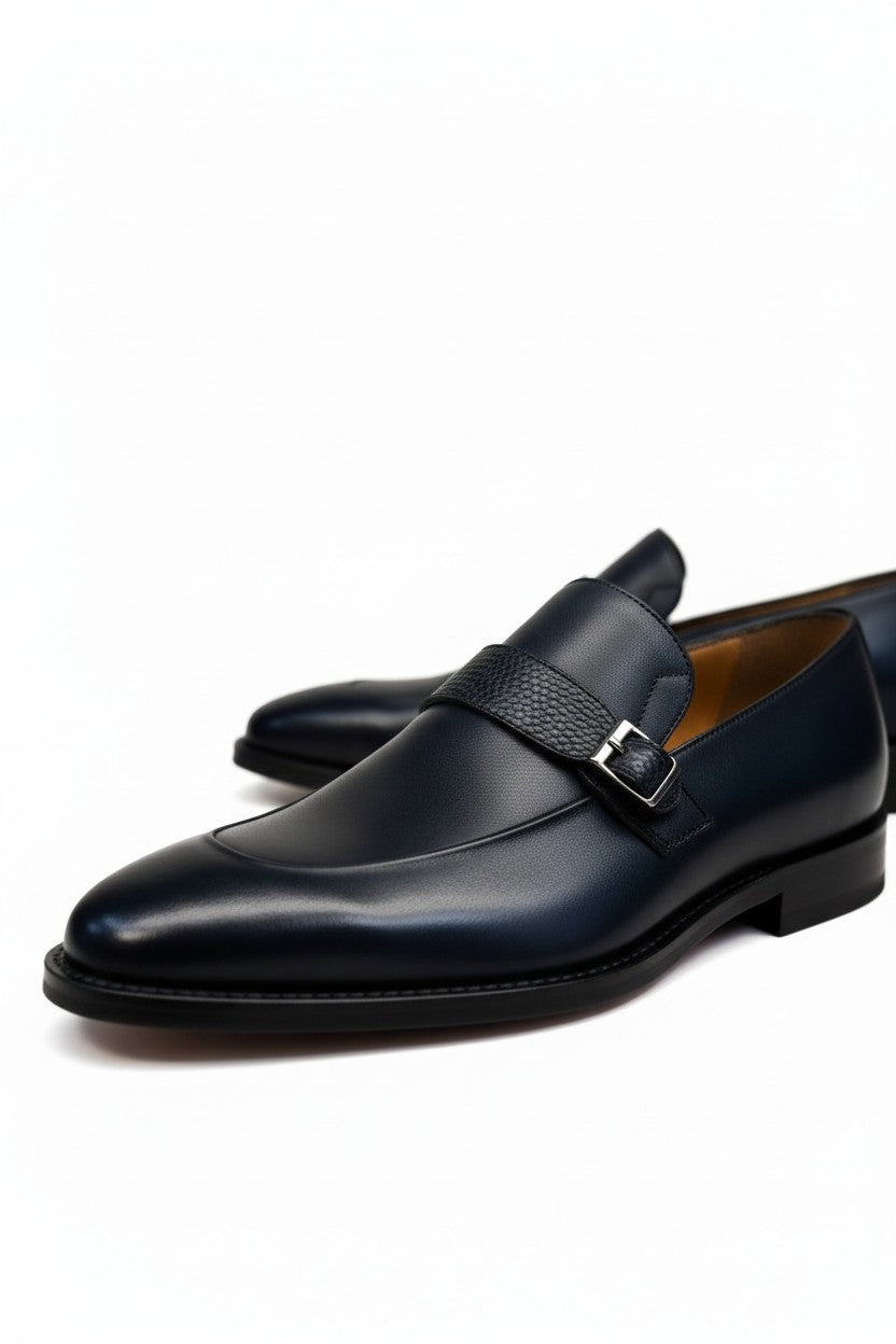 Leather Monk Strap Loafer – Timeless Craftsmanship