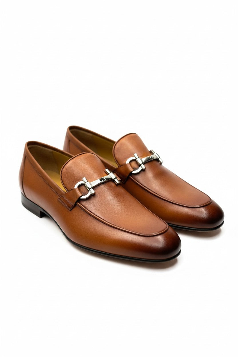 brown shoes