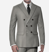 Vercini Double-Breasted Tailored Suit