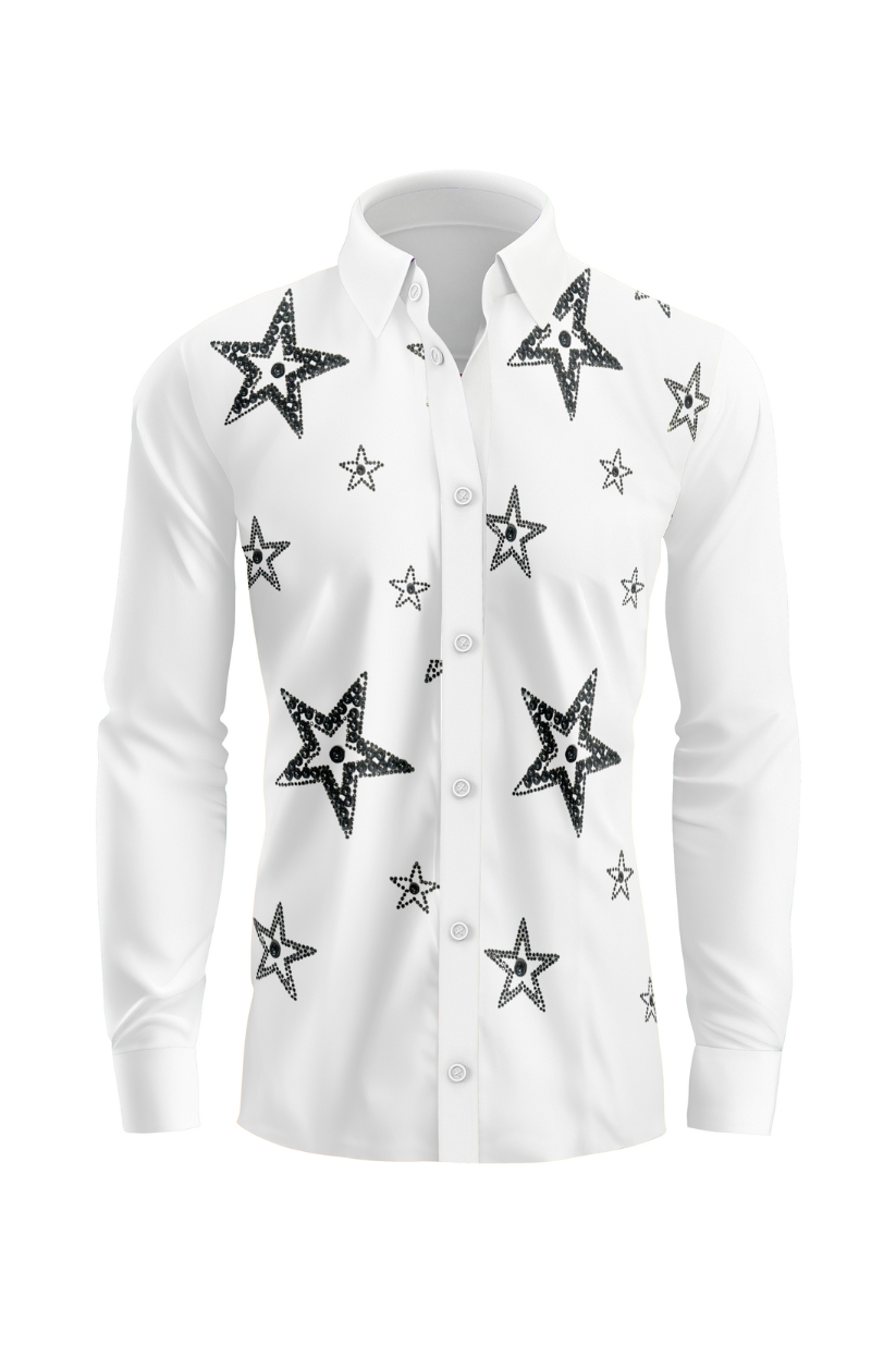 Vercini Celestial Stardust Cotton Shirt