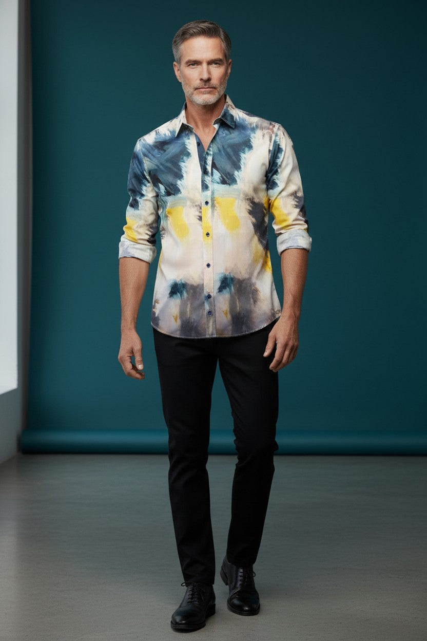 Vercini Sunrise Mirage Cotton Shirt