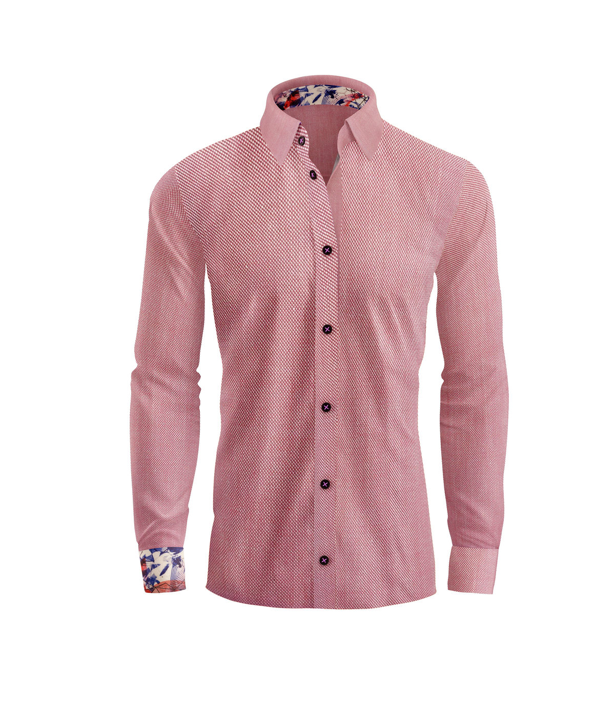 Vercini Coral Textured Limited Edition Cotton Dress Shirt