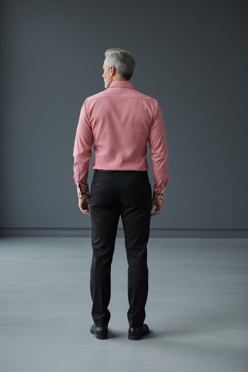 Vercini Coral Textured Limited Edition Cotton Dress Shirt