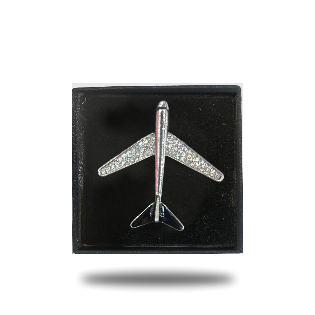 Aviation Crystal Lapel pins