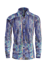 Vercini Spectrum Striped Cotton Shirt