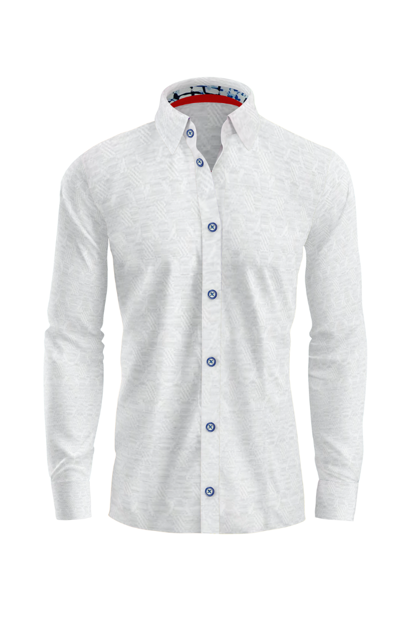 green emerald velvet dress Men's Long Sleeve Shirts | Charcoal Mini Check