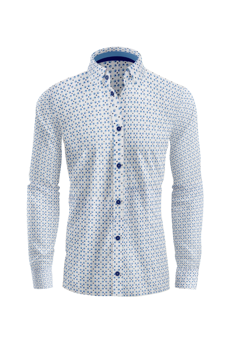 Vercini Dapper Dots Premium Cotton Shirt
