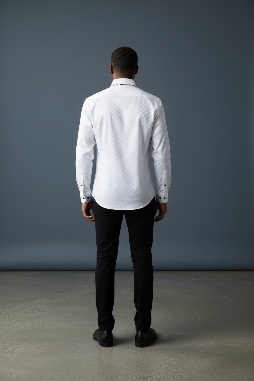 Vercini Classic Elegance White Shirt