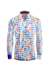 Confetti Cascade Casual Men's Shirt