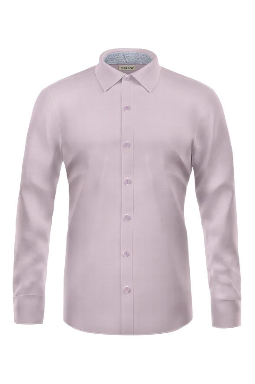 The Vercini Rose — Premium Pink Dress Shirt
