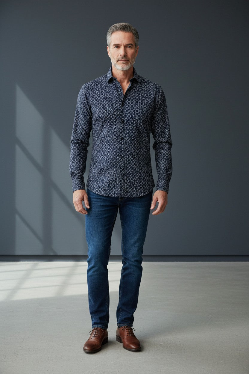 Urban Matrix Cotton Shirt