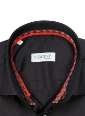 Crimson Elegance Executive Men's Dress Shirt