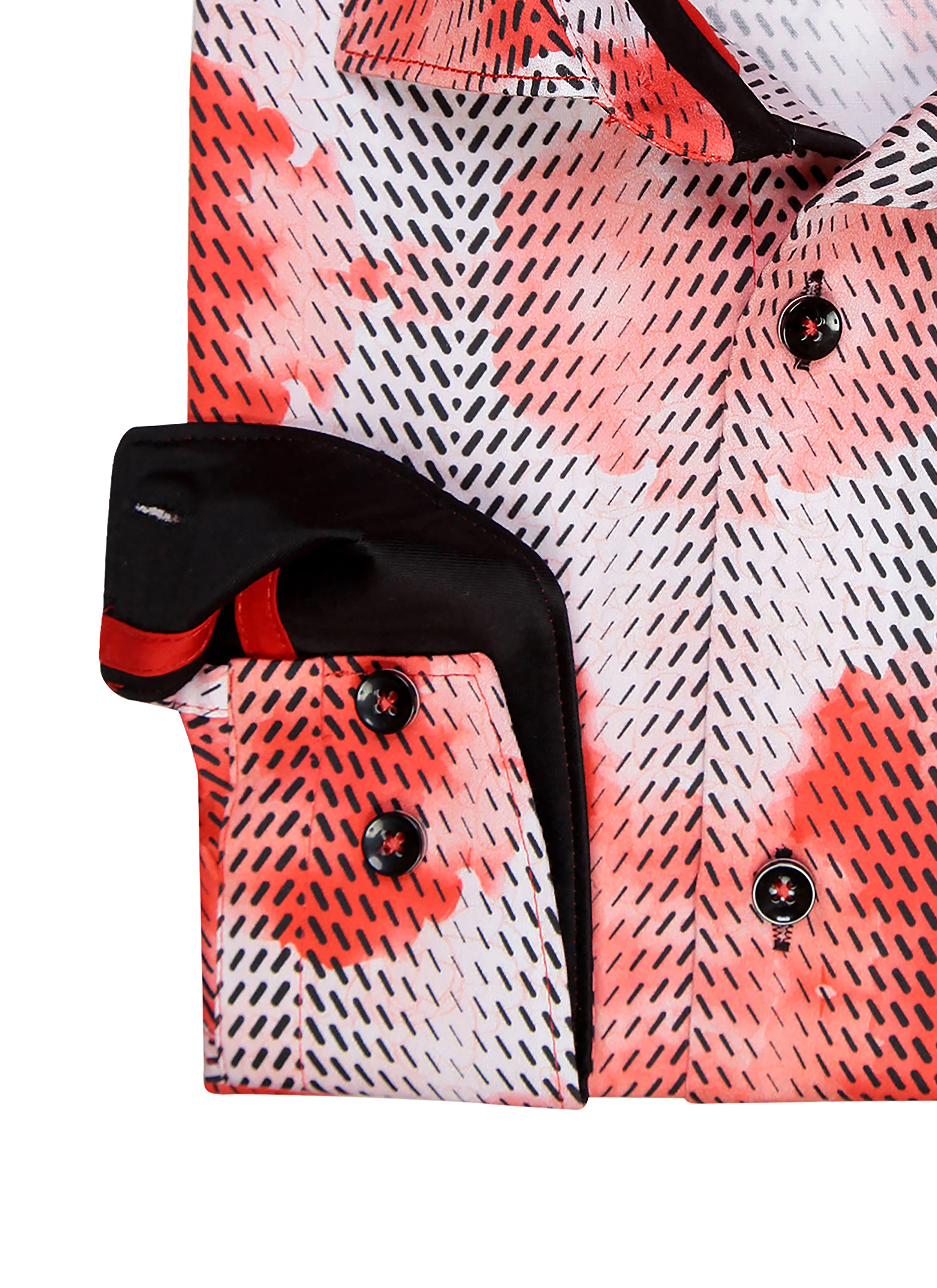 Coral Haze Men's Casual Shirt