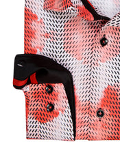 Coral Haze Men's Casual Shirt