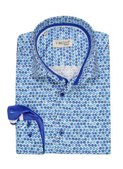 Azure Tides Casual Men's Shirt