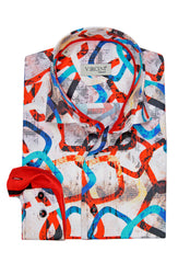 Urban Mosaic Casual Men's Shirt CASUAL SHIRT Do Vercini