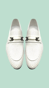 White shiny shoe SHOES Shoe Collection Vercini