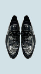Vercini Exotic Skin Texture Loafers