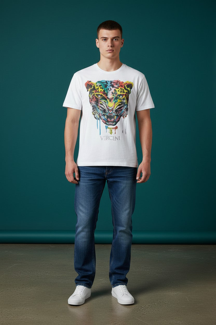 Urban Jungle Roar Graffiti Tiger T-Shirt