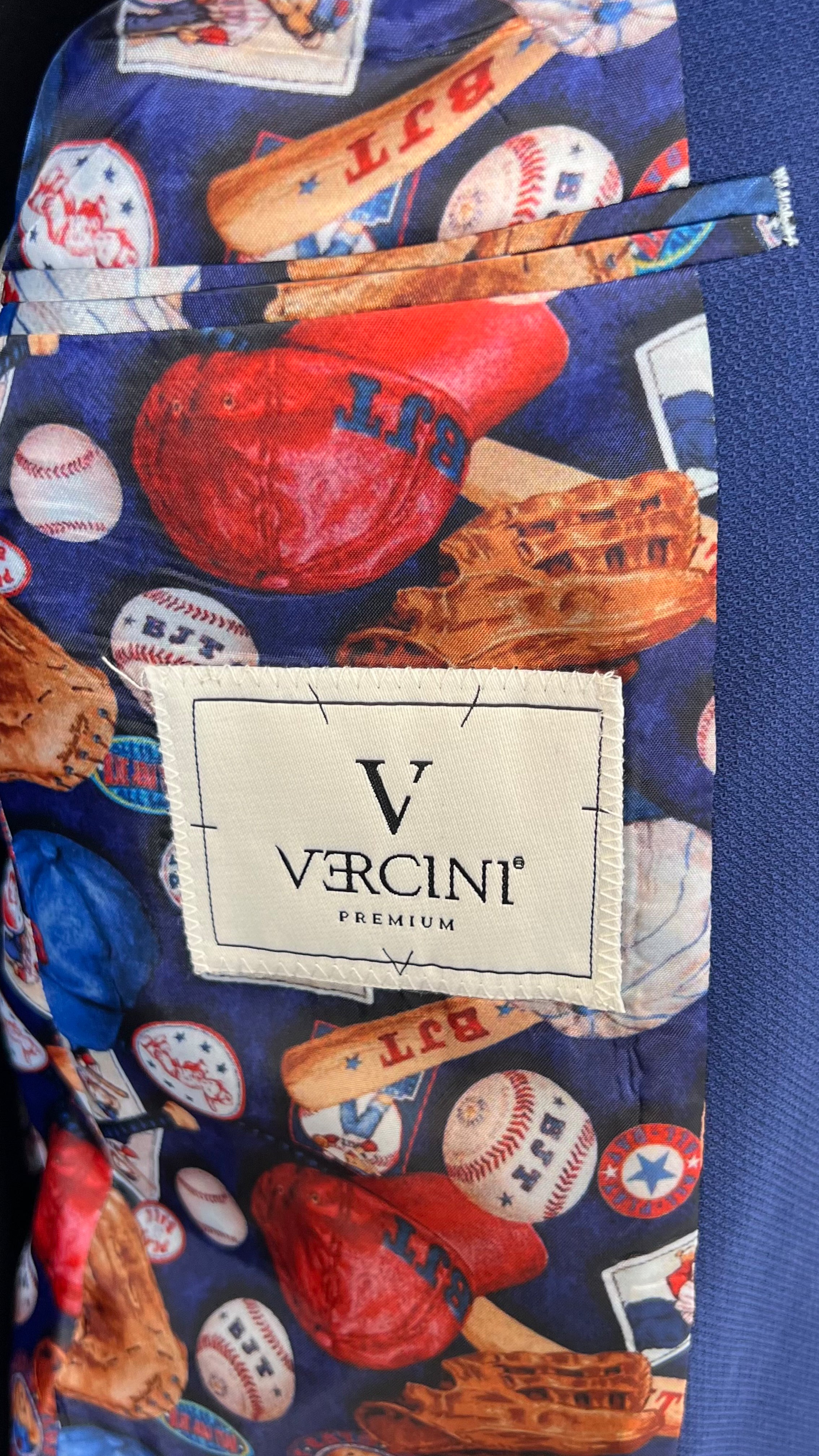 Vercini Men's Azure Elegance and Midnight Poise Blazers