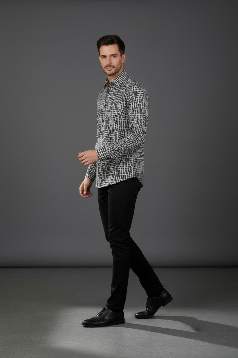 Vercini “Axis” Pattern Shirt