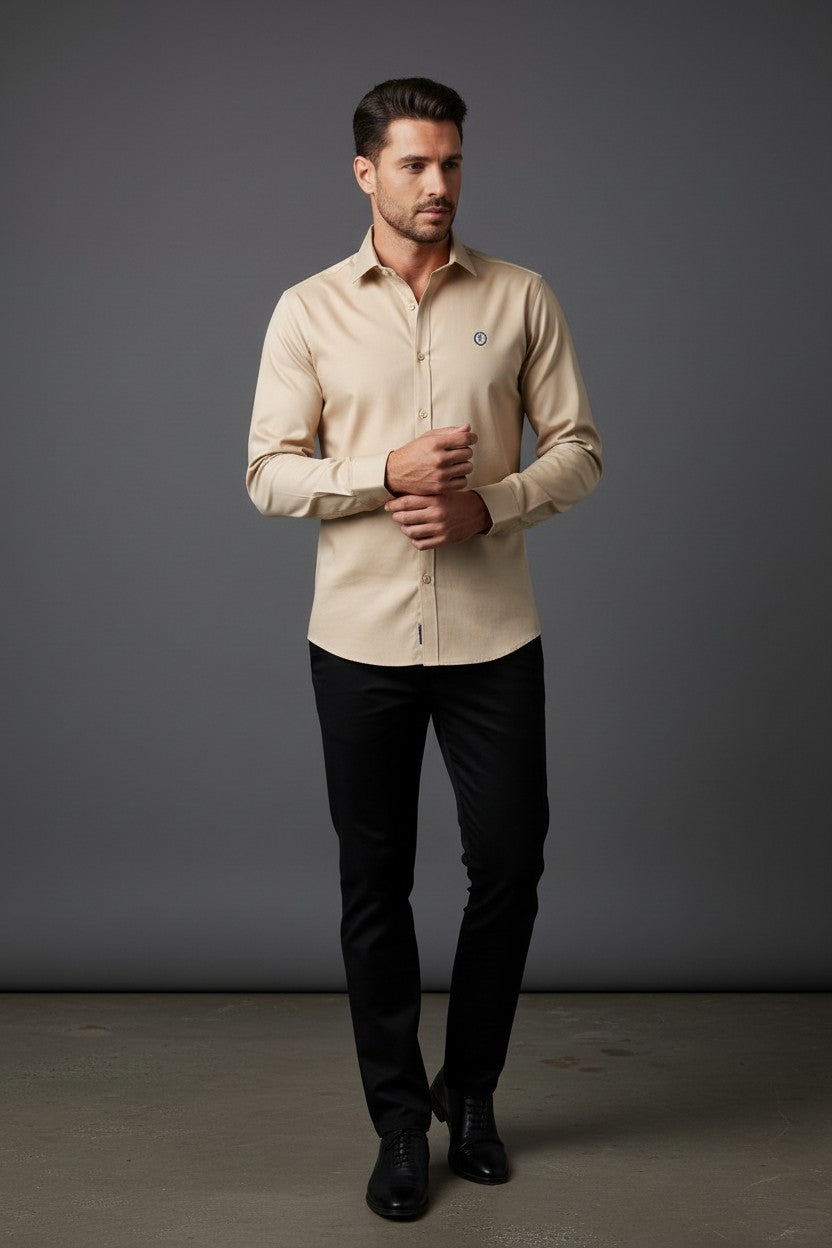 Vercini Savile Row Classic knitted shirts