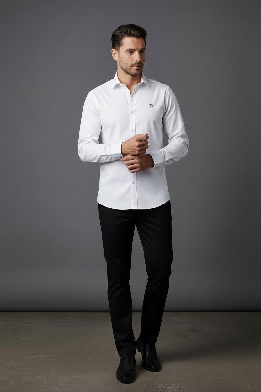 Vercini Savile Row Classic knitted shirts