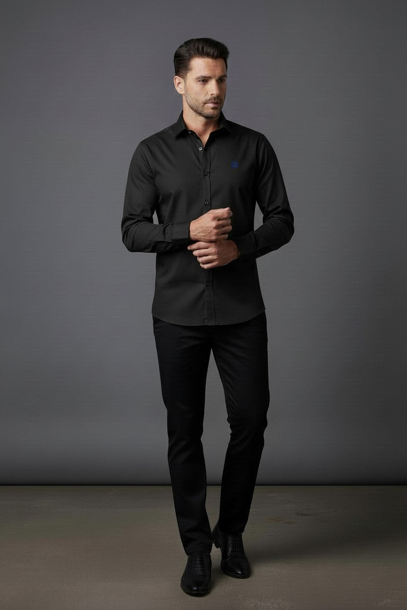 Vercini Savile Row Classic knitted shirts