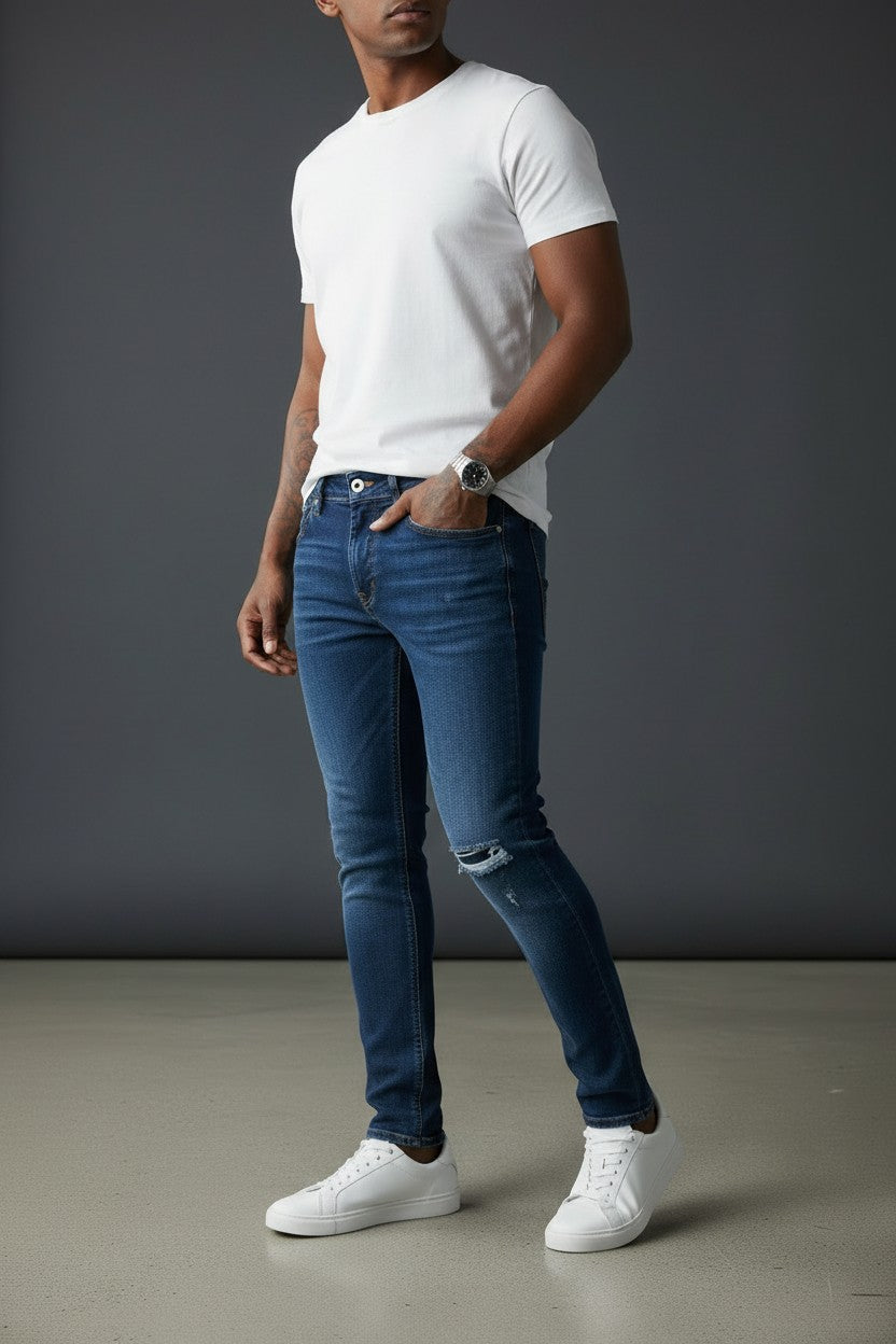 Lasting Distressed Denim Jeans