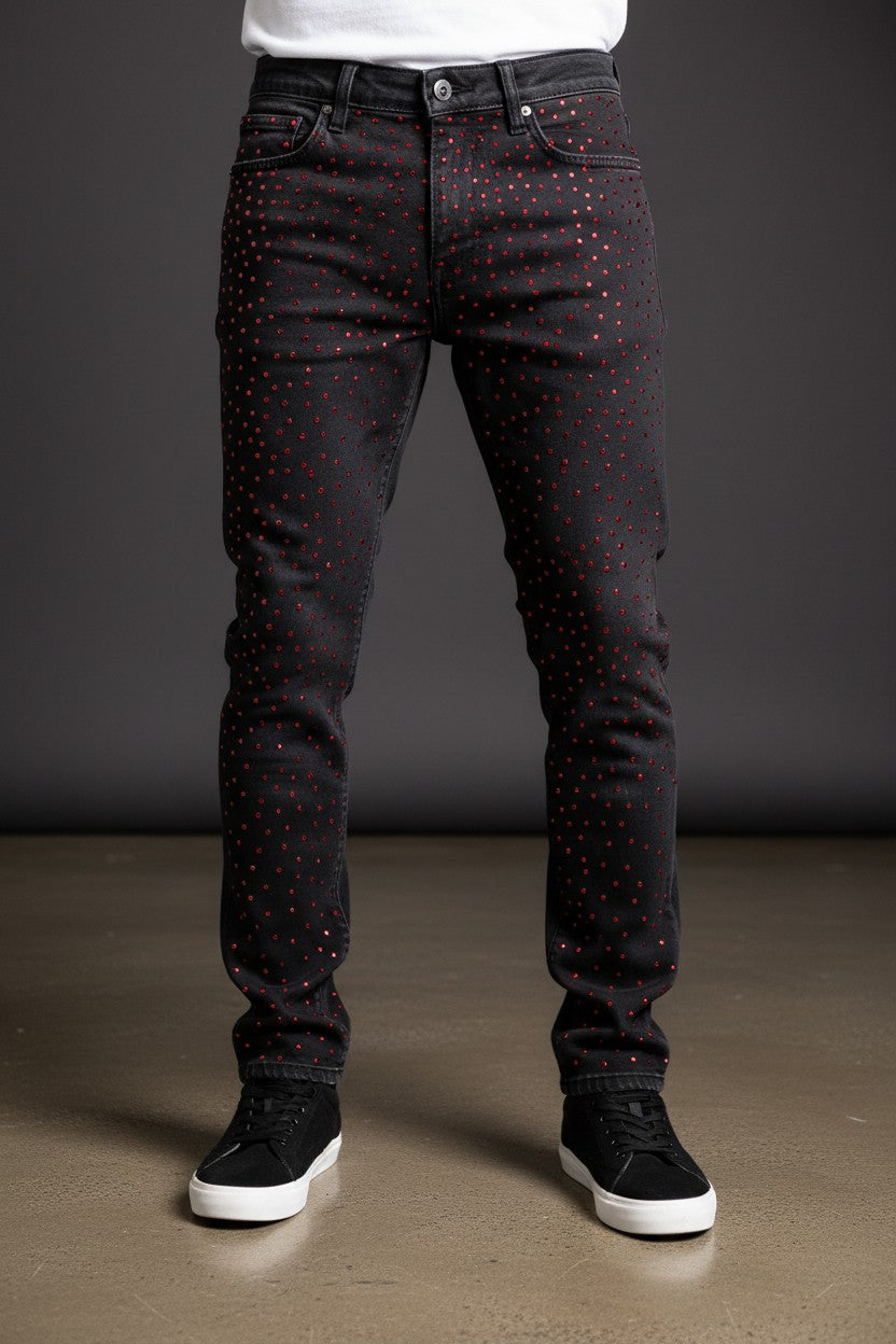 Dynamo Sparkle Denim — Luxury Embellished Jeans