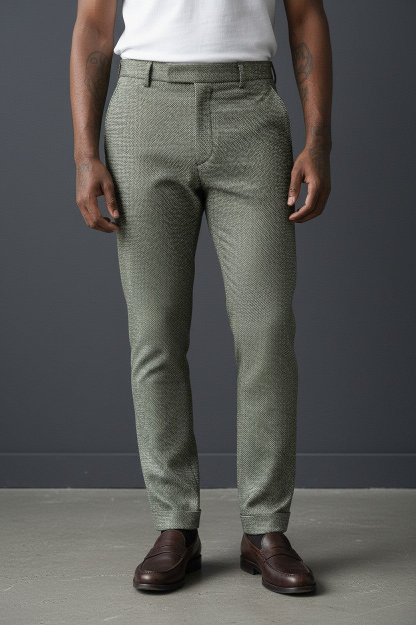 Vercini Olive Green Dress Pants