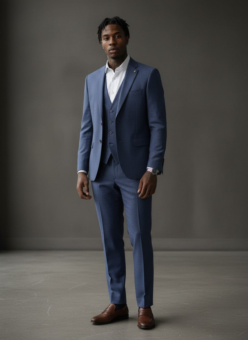 Men's Luxury 3-Piece Suit – Slim Fit Formal Ensemble