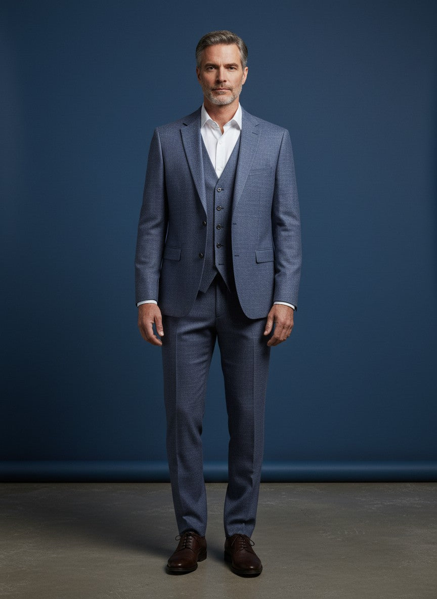 Men's Luxury 3-Piece Suit – Slim Fit Formal Ensemble