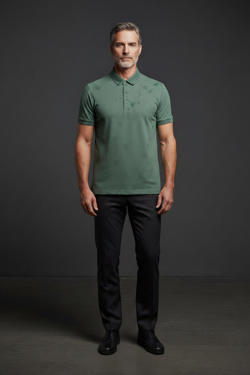 VERCINI SHORT SLEEVE SHIRTS V SIGN