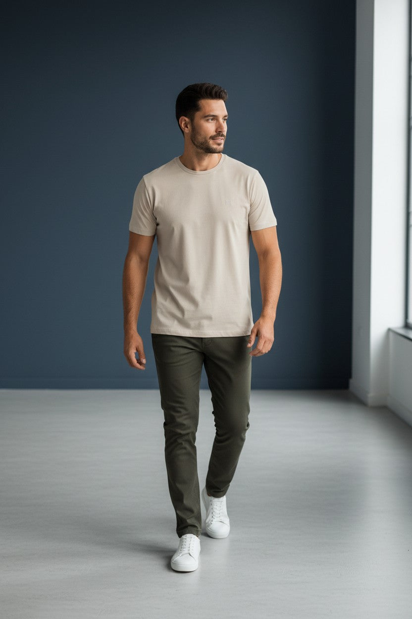 Vercini Signature Crew Neck T-Shirt – Premium Everyday Essential