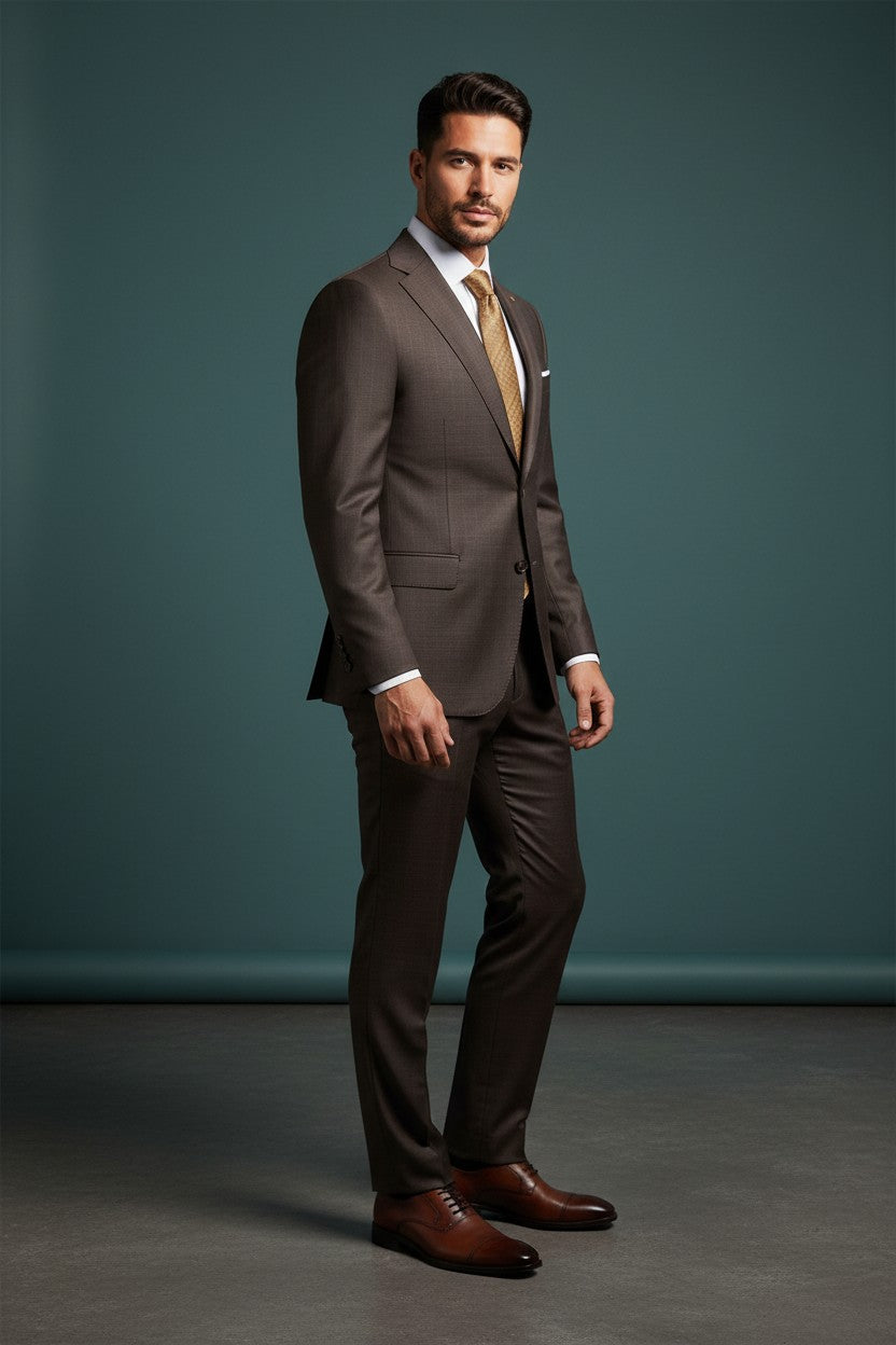 Masterclass modern luxury tailoring Wool Suit | M7035-15
