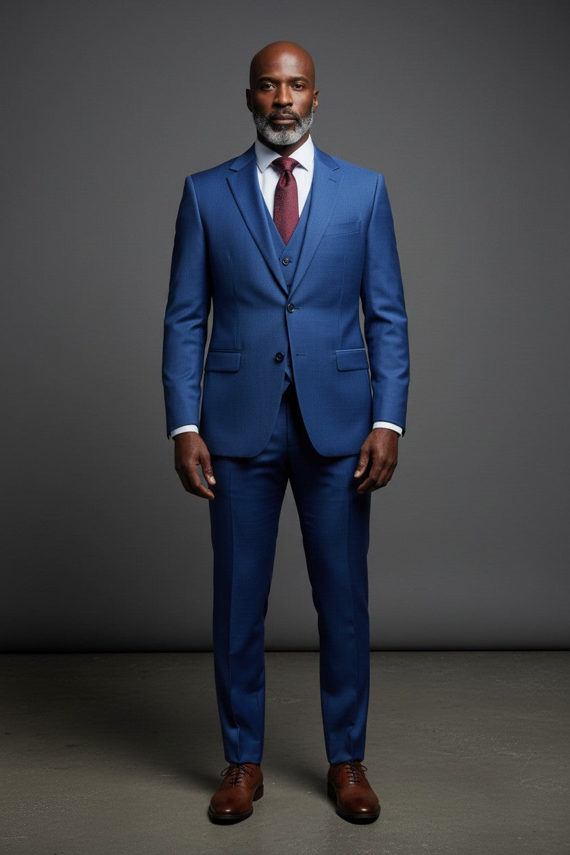 Malaga 3-Piece Plaid Suit – Timeless Elegance, Modern Tailorin
